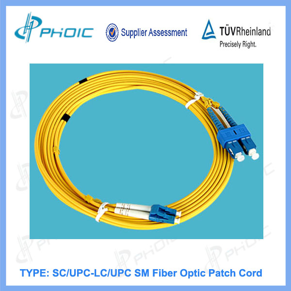 SC UPC- LC UPC SM Fiber Optic Patch Cord
