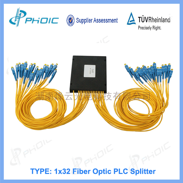 1x32 Fiber Optic PLC Splitter.