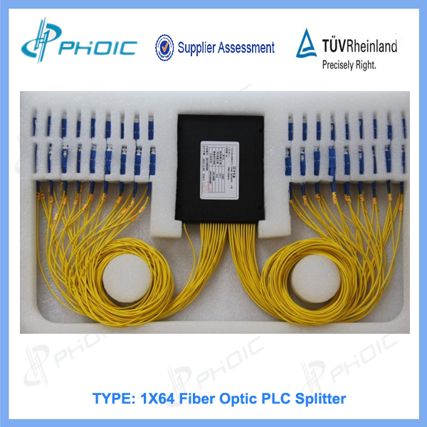 1x64 Fiber Optic PLC Splitter